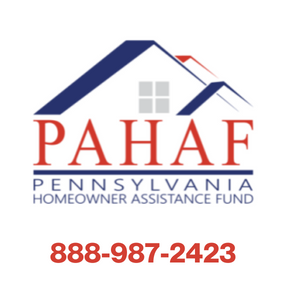 PAHAF - Pennsylvania Homeowner Assistance Fund logo - 888-987-2423